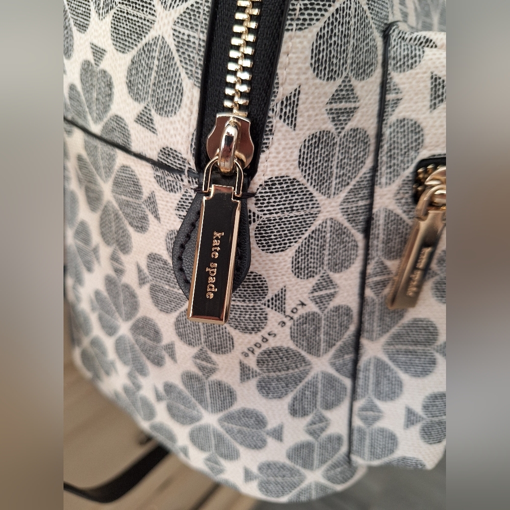 NWT Kate Spade Gray Spades Mini Backpack - Picture 7 of 12